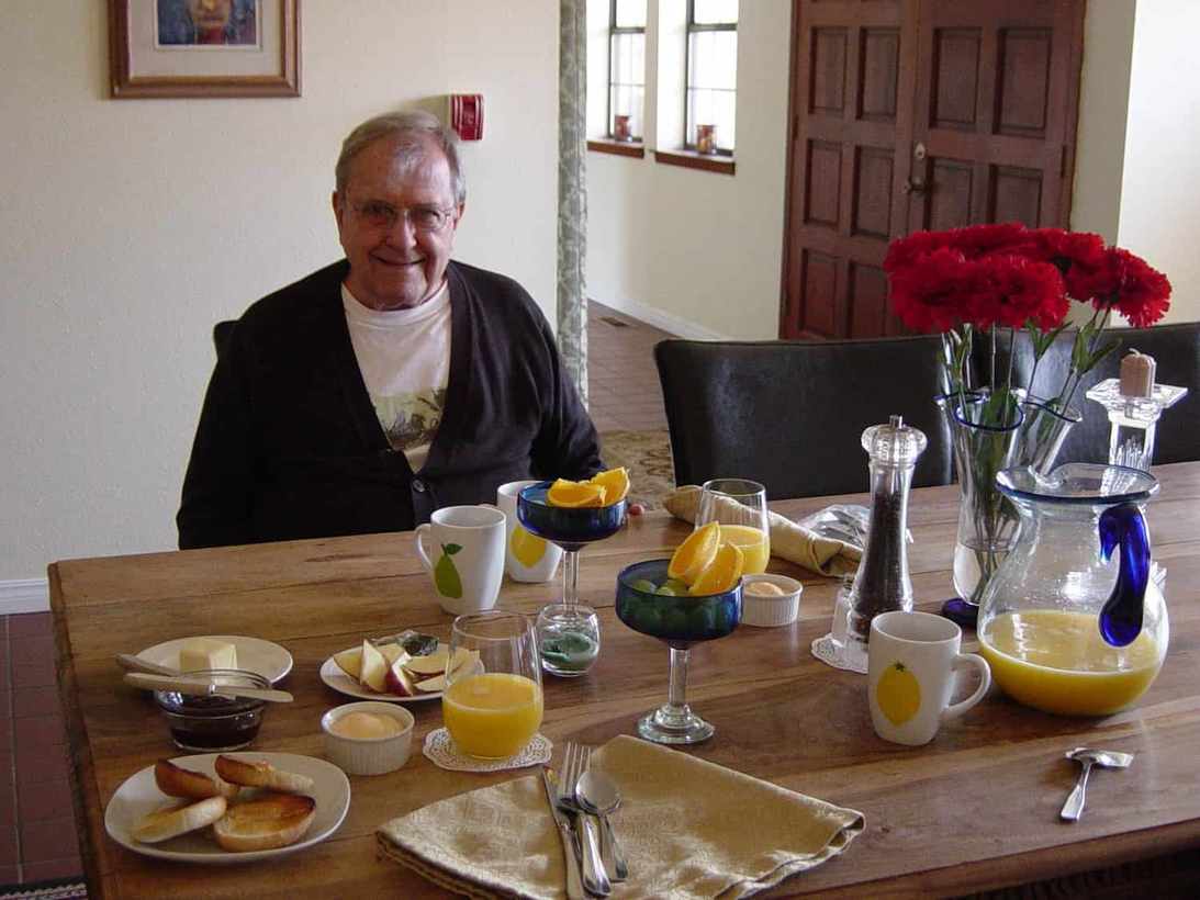 paul
            having breakfast in los angeles