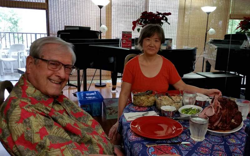 paul and
            kaoru christmas dinner 2019