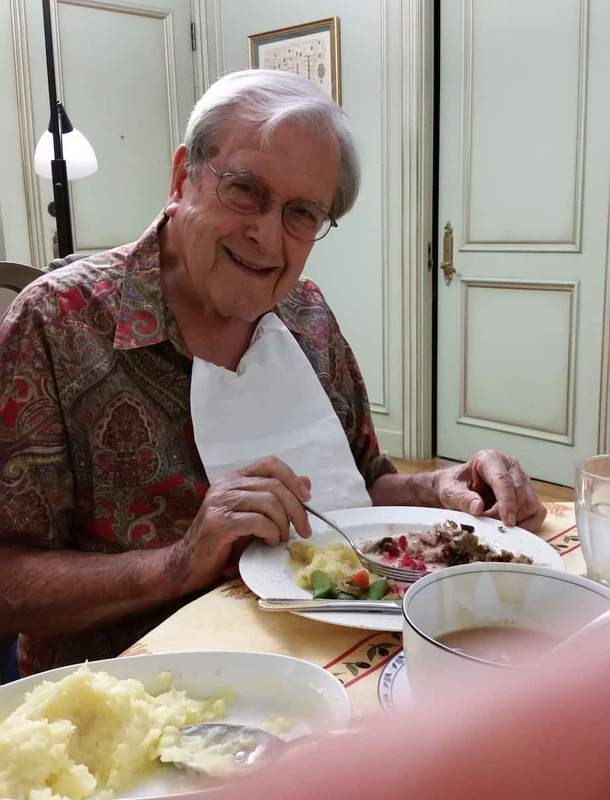 paul lyddon at
            thanksgiving dinner at home in 2019