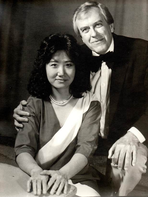 paul lyddon and kaoru tajima in the 1980s