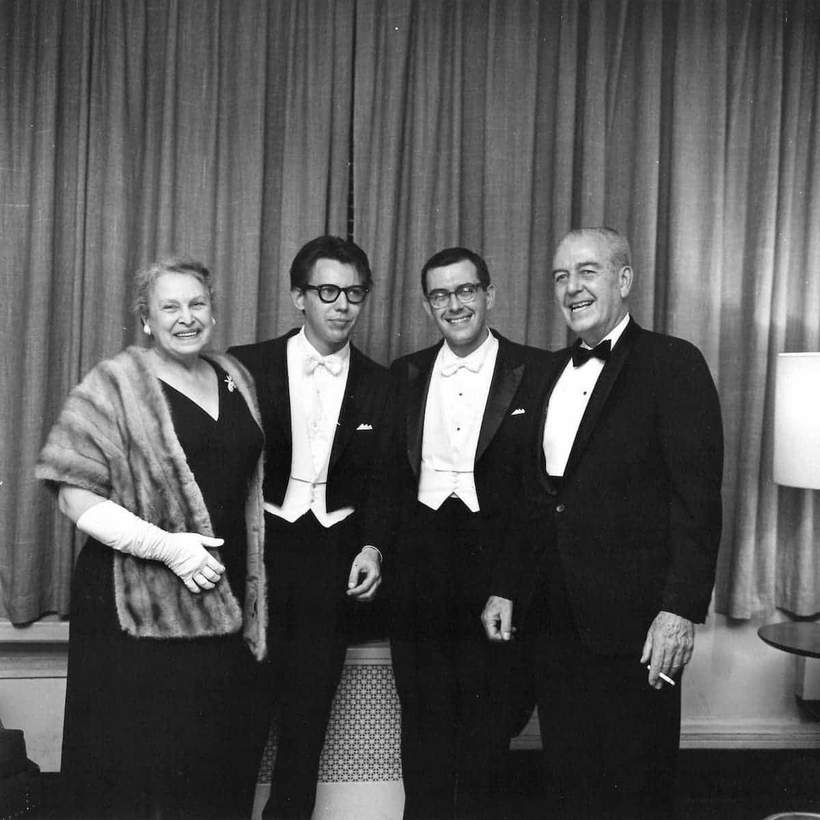 lyddon
            and treger with mr. and mrs. lyddon