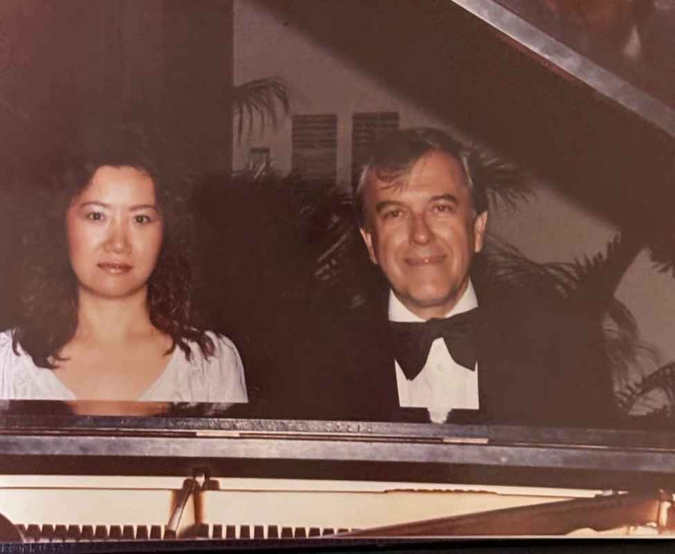 lyddon duo at a piano festival at the university of hawaii